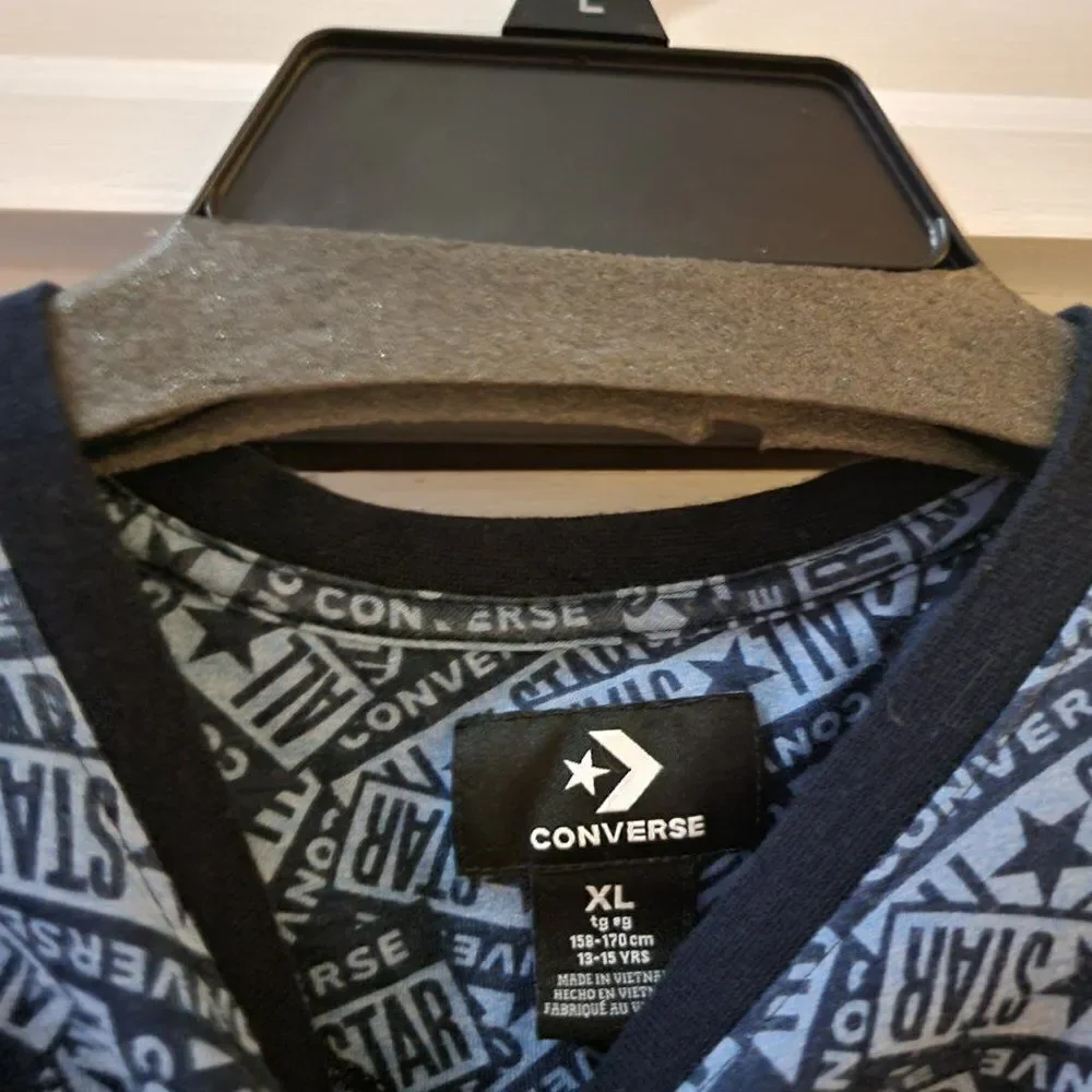 Converse Youth All Star License Plate AOP T-Shirt Size 13-15 Yrs XL